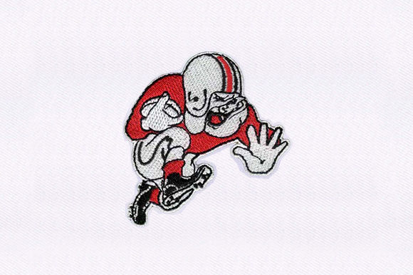 Bulldog Football Embroidery Review