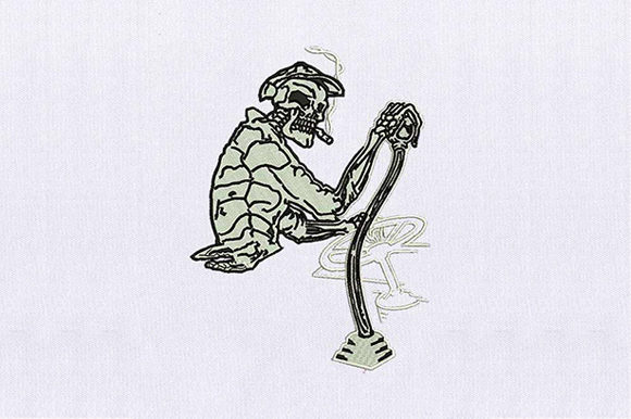 Bus Driver Skull Embroidery Review
