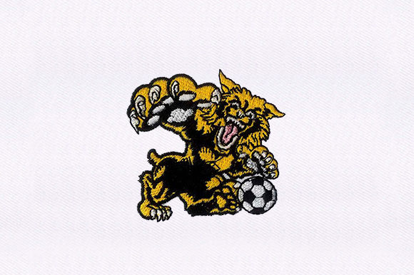 Cheetah Playing Soccer Embroidery Review