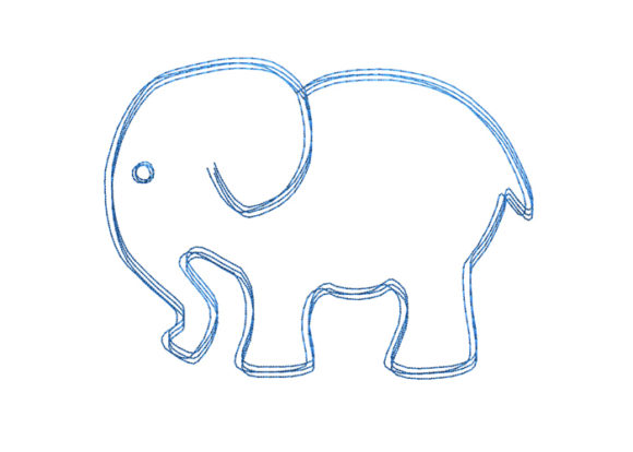 Elephant Scribble Stitch Review for Boutique Sweatshirts