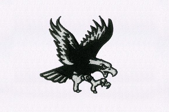 Flying Falcon Attack Embroidery Review