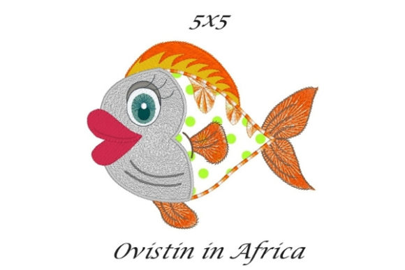 Green Dotted Sassy Applique Fish Review