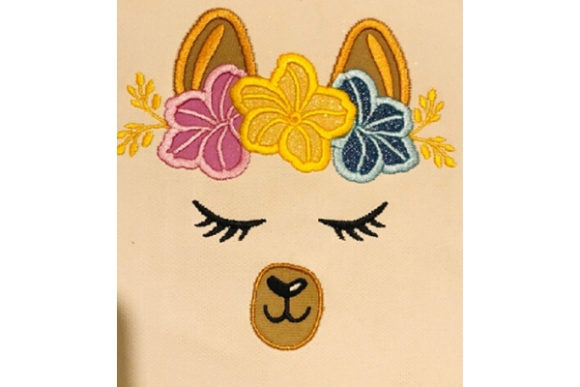 Hawaiian Flower Llama Applique Review