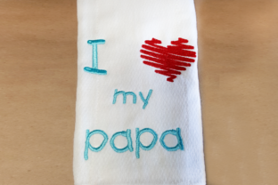 I Heart My Papa Embroidery Design Review