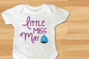 Little Miss May Sailboat Applique Review
