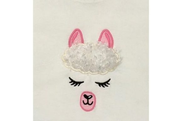 Llama Applique for Seasonal Embroidery