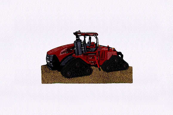 Quadtrac Tractor Embroidery Review