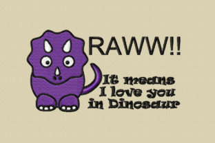 Raww I Love You Embroidery Review