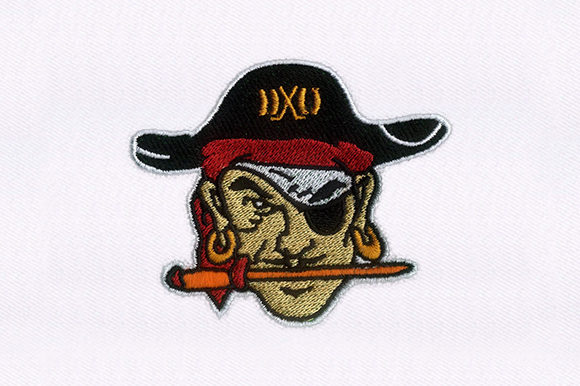 Red Tricorne Pirate Embroidery Review