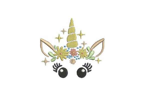 Unicorn Face with Sparkles Embroidery Review