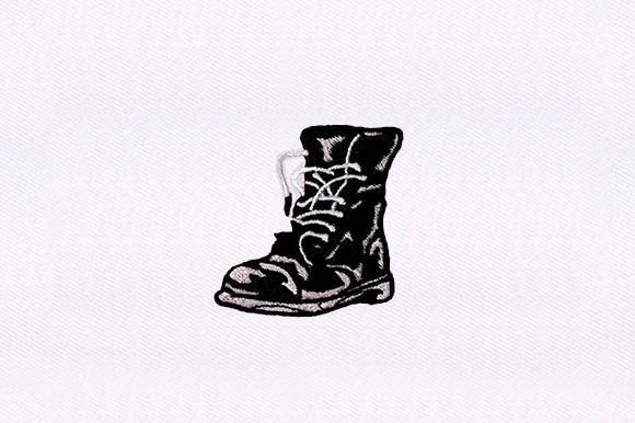 Unlaced Combat Boots Embroidery Review