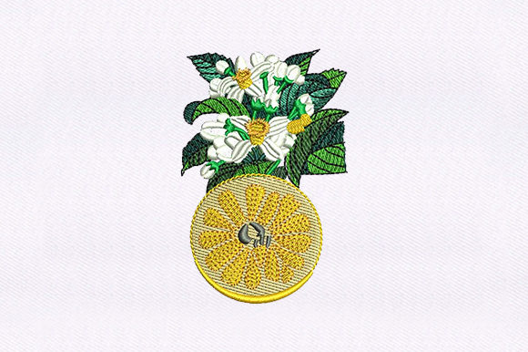 Vines Half Orange Embroidery Review