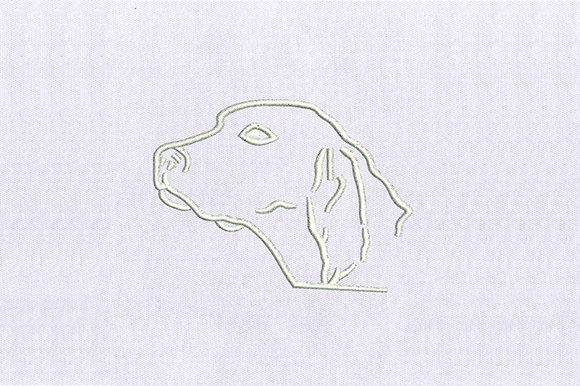 White Dog Face Embroidery Review